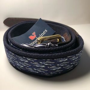 Vineyard Vines Motorboat Club Belt Size 38